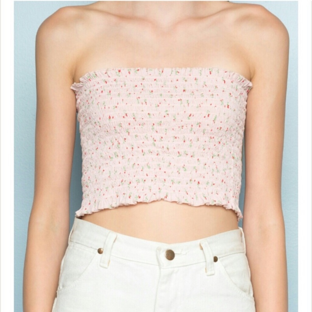 Brandy Melville Cleo Floral Tube Top